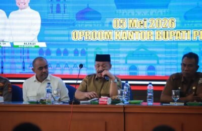 Bupati Pidie Pimpin Rakor Persiapan Kurban 1447 H, Target 22 Hewan Disembelih