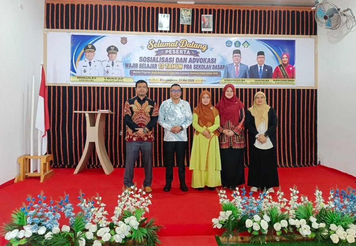 Disdik Gayo Lues sosialisasi PAUD TK
