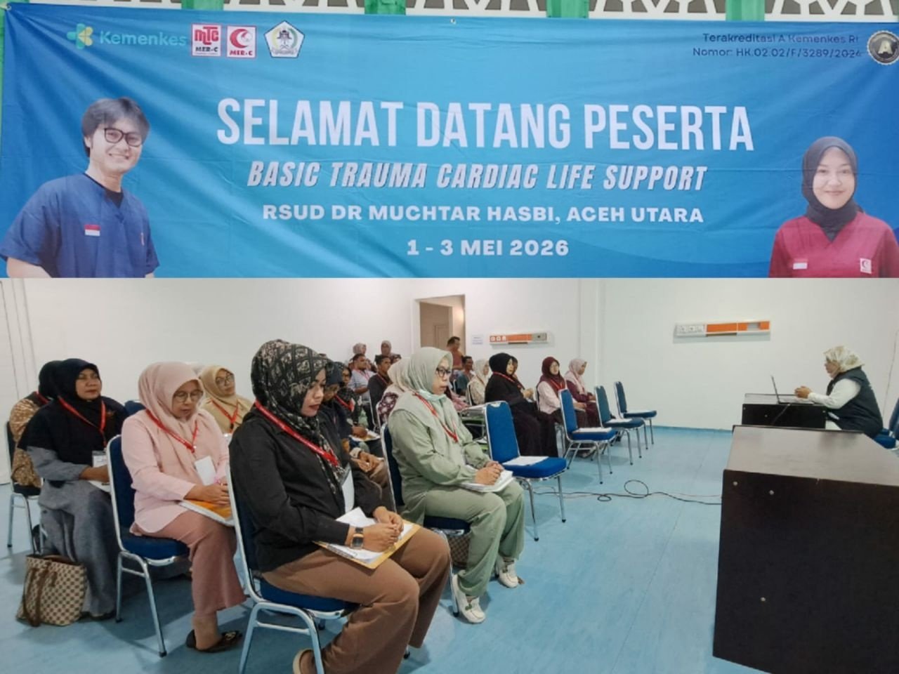 MER-C gelar basic trauma di RSDUD Hasbi Muchtar