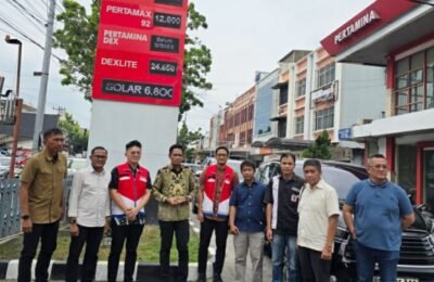 Pertamina Patra Niaga Sumbagut dan Pemprov Riau Sidak SPBU, Warga Diimbau Tak Borong BBM