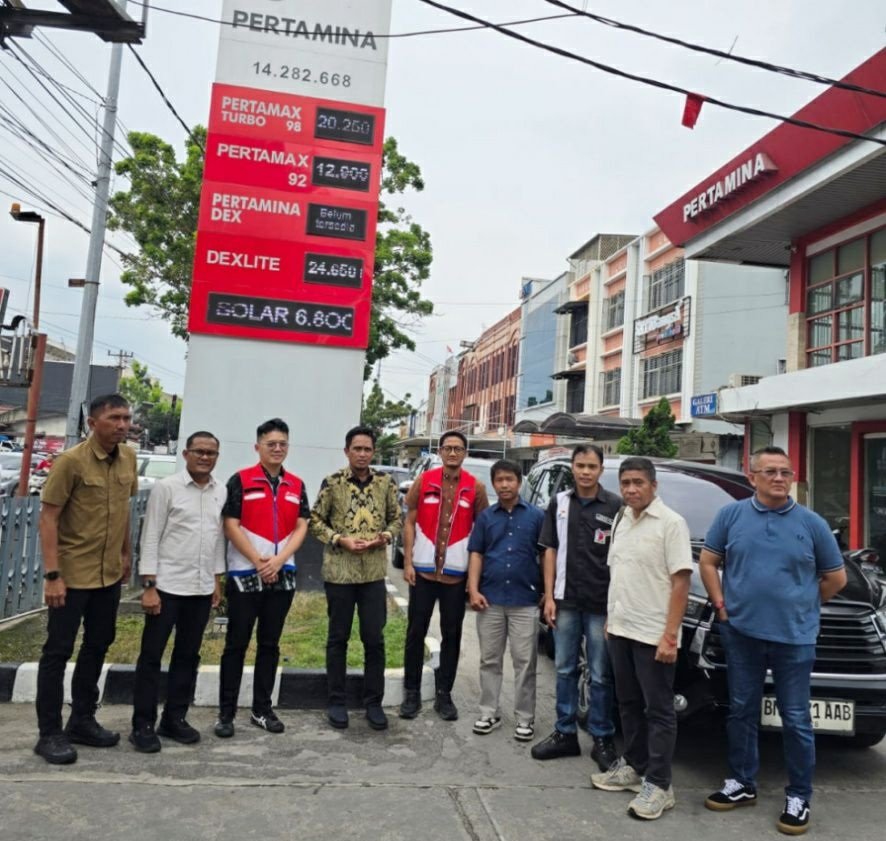 Pertamina Sumbagut tinjau SPBU