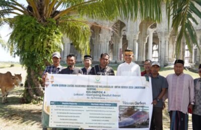 Unimal Salurkan Hewan Kurban ke Tujuh Desa Binaan di Aceh Utara dan Lhokseumawe