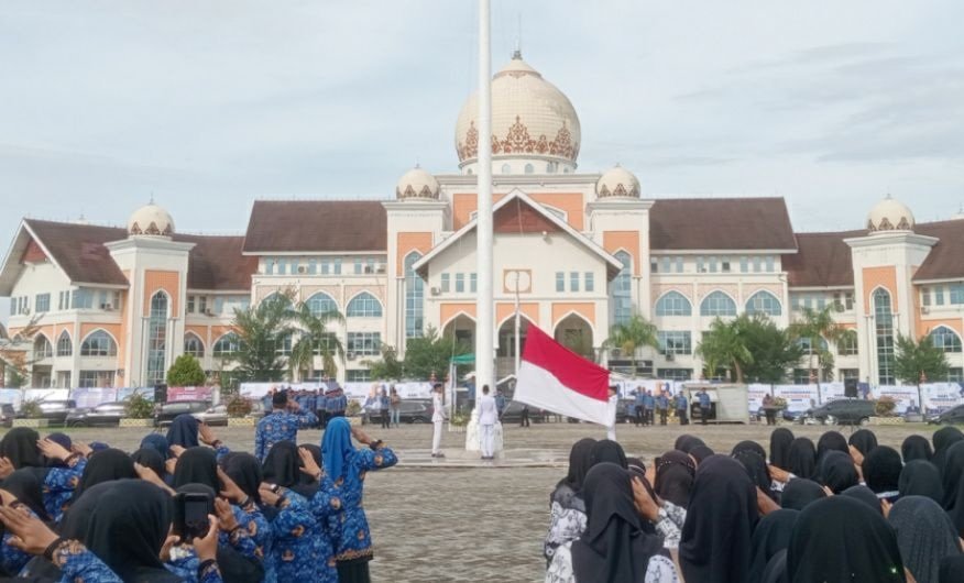 Upacara Hardiknas 2026 di Aceh Utara