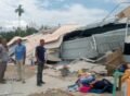 Angin Kencang Hantam Huntara BNPB-Kementerian PU di Langkahan, 58 Unit Rusak, Warga Mengungsi
