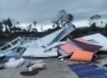 Angin Kencang Rusak 35 Huntara di Langkahan, Musala Ikut Terdampak
