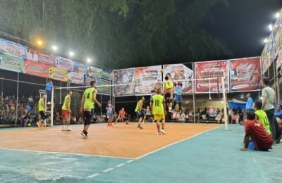 Olimpic Ulim Tumbangkan Global VC 3-1 di Turnamen Voli Dayah Tutong