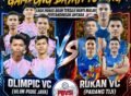Final Voli: Olimpic VC vs Rukan VC, Duel Gengsi Dua Kabupaten Perebutkan Golden Tiket