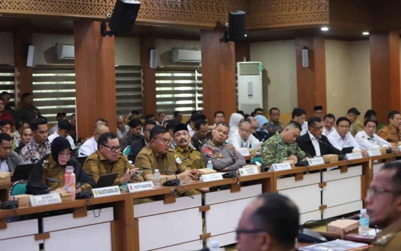 Rakor Evaluasi Pemulihan Pascabencana Aceh