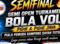 Empat Tim Berebut Tiket Final Turnamen Voli Pemuda Dayah Tutong