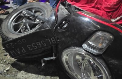 Bus JRG Tabrak Dua Sepeda Motor di Pidie, Empat Orang Tewas