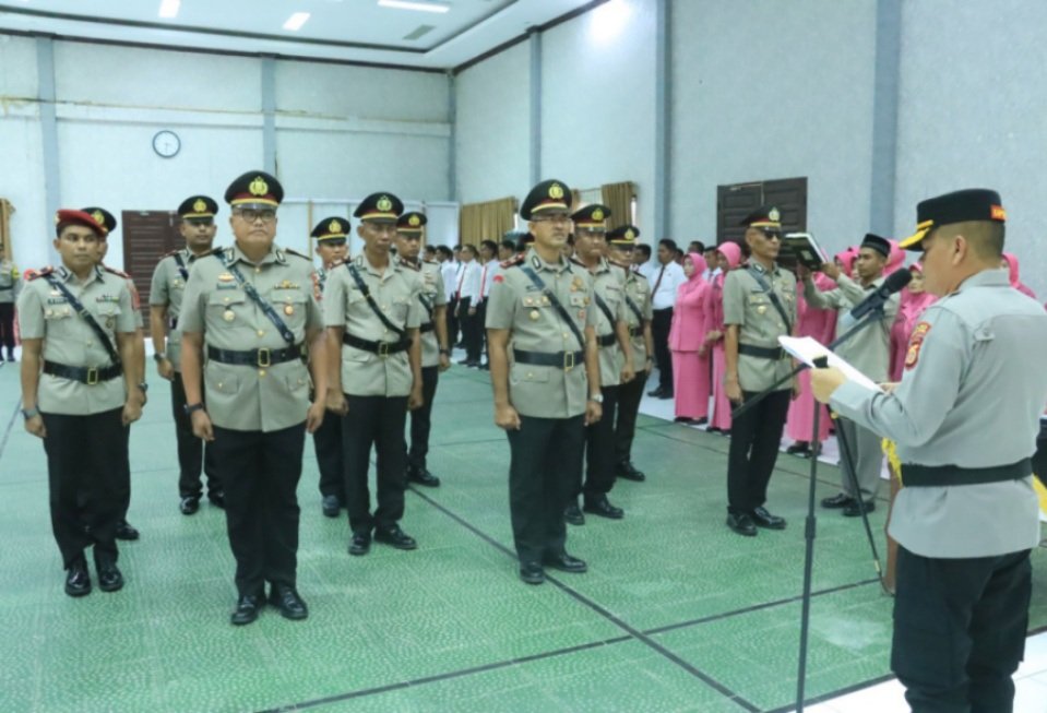 Sertijab sejumlah pejabat Polres dan Kapolsek
