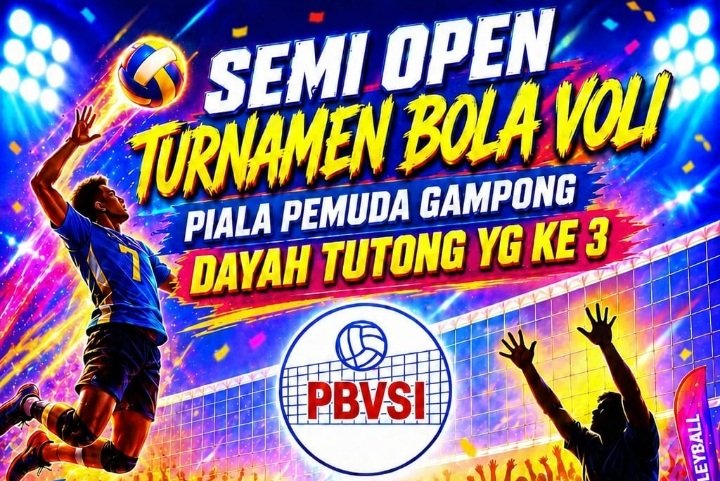 Turnamen Voli Pemuda Gampong Tutong