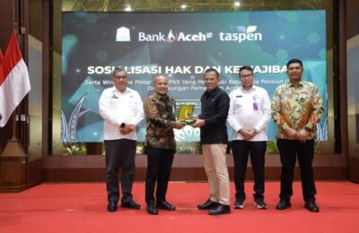 Bank Aceh dan Taspen Gelar Sosialisasi Hak dan Kewajiban serta Wirausaha Pintar bagi PNS Menjelang Pensiun