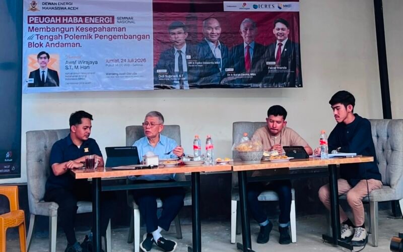 DEM Aceh seminar Blok Andaman