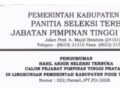 Pansel JPT Pratama Pidie Rampungkan Seleksi, Ini Daftar Tiga Besar Calon Pejabat