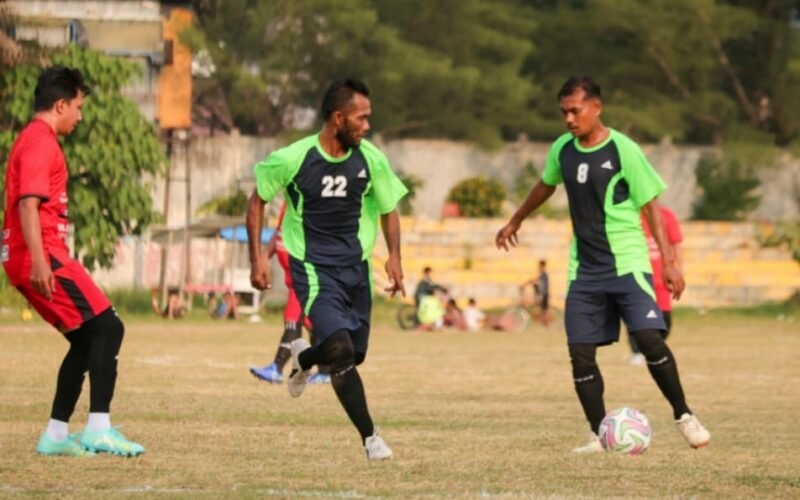 Laga pembuka Liga JPFC PS Pemkab vs RSUCM