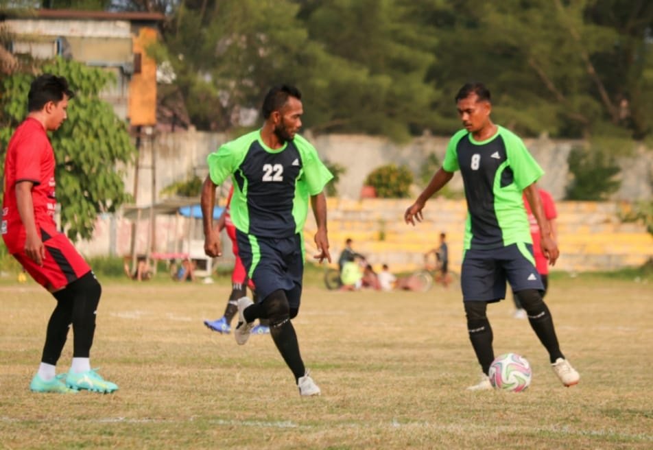 Laga pembuka Liga JPFC PS Pemkab vs RSUCM