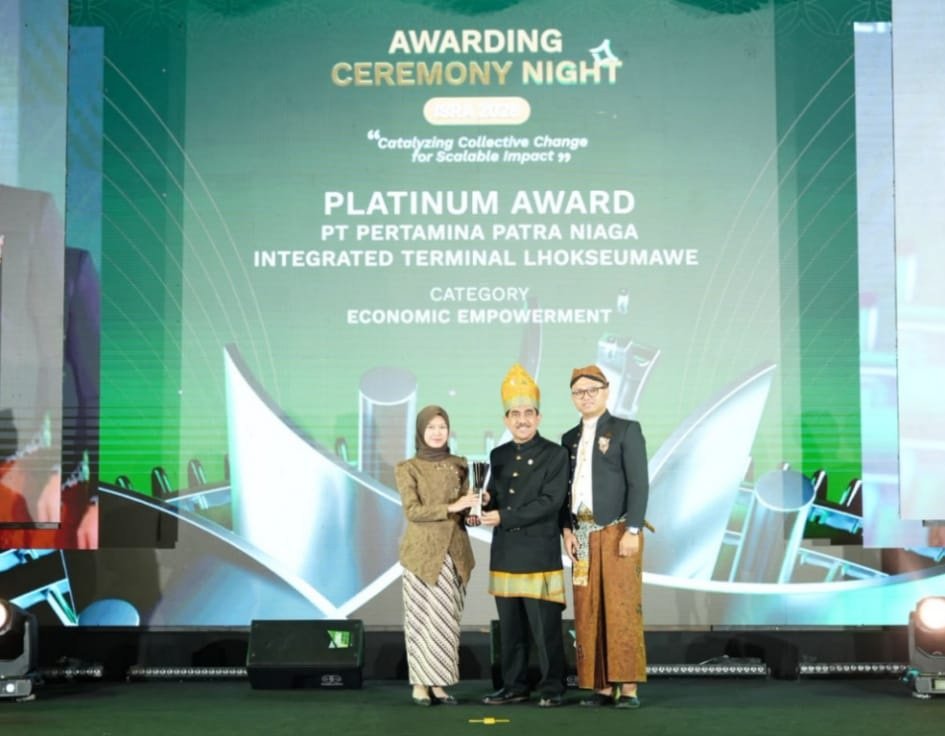 Pertamina Integrated Terminal Lhokseumawe raih penghargaan