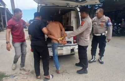 Resahkan Warga, Pria di Tanah Jambo Aye Diamankan untuk Penanganan Medis