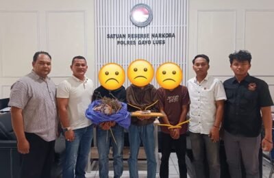 Tiga Pelajar Ditangkap Satresnarkoba Polres Gayo Lues, Ini Kasusnya