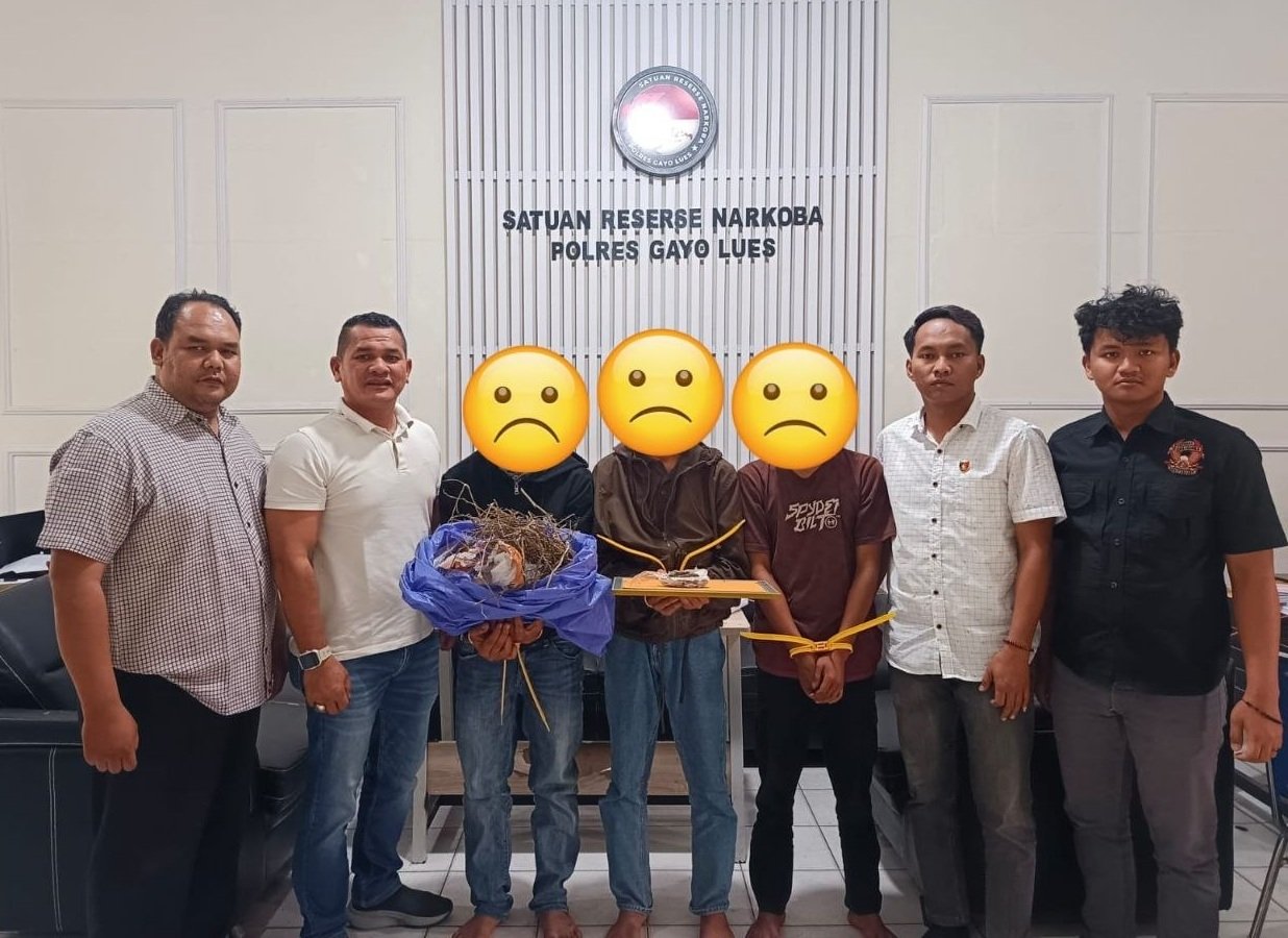 Satresnarkoba Gayo Lues amankan tiga pelajar kasus ganja