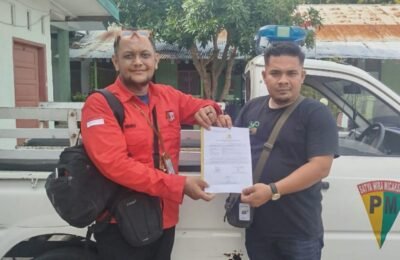 Anggota PWI Lhokseumawe Haiqal Resmi Laporkan Dua Oknum Anggota TNI ke Denpom