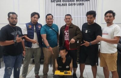 Satresnarkoba Polres Gayo Lues Amankan Pria Terkait Dugaan Narkotika