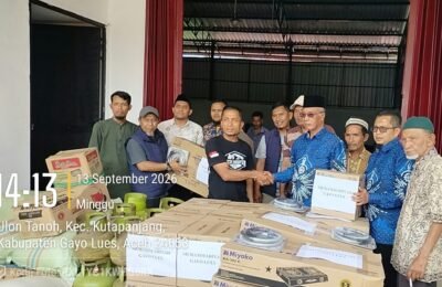 Muhammadiyah Salurkan Bantuan ke Korban Kebakaran Desa Ulun Tanoh