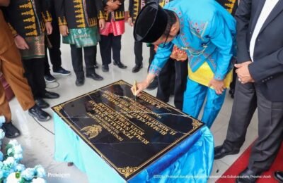 Kenang Jasa dan Perjuangan, HRB Tabalkan Nama H. Merah Sakti untuk RSUD Subulussalam