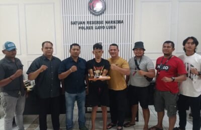 Dua Pria Diamankan di Gayo Lues, Polisi Sita 1,65 Gram Sabu