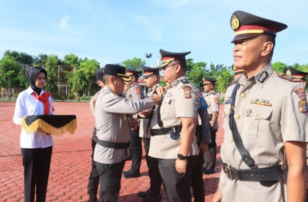Kapolres Aceh Utara sertijab PJU dan Kapolsek