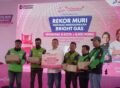 8.100 Porsi Masakan Serentak, Bright Gas Catat Rekor MURI di Delapan Kota Digelar Pertamina Patra Niaga Sumbagut