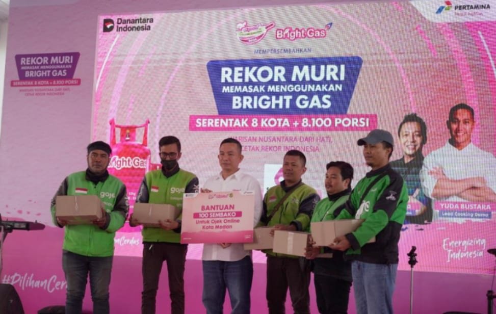 Patra Niaga dan mitra memasak pakai Bright Gas