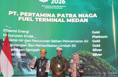 40 Penghargaan ENSIA 2026 untuk Pertamina Patra Niaga Sumbagut, Perkuat Komitmen Pembangunan Berkelanjutan