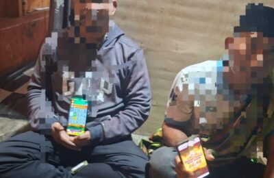 Satreskrim Polres Gayo Lues Amankan Dua Pria Terlibat Judi Online