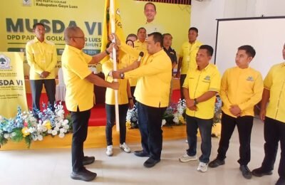 DPD II Partai Golkar Gayo Lues Gelar Musda VI, Deddy Yopiansyah Terpilih Secara Aklamasi
